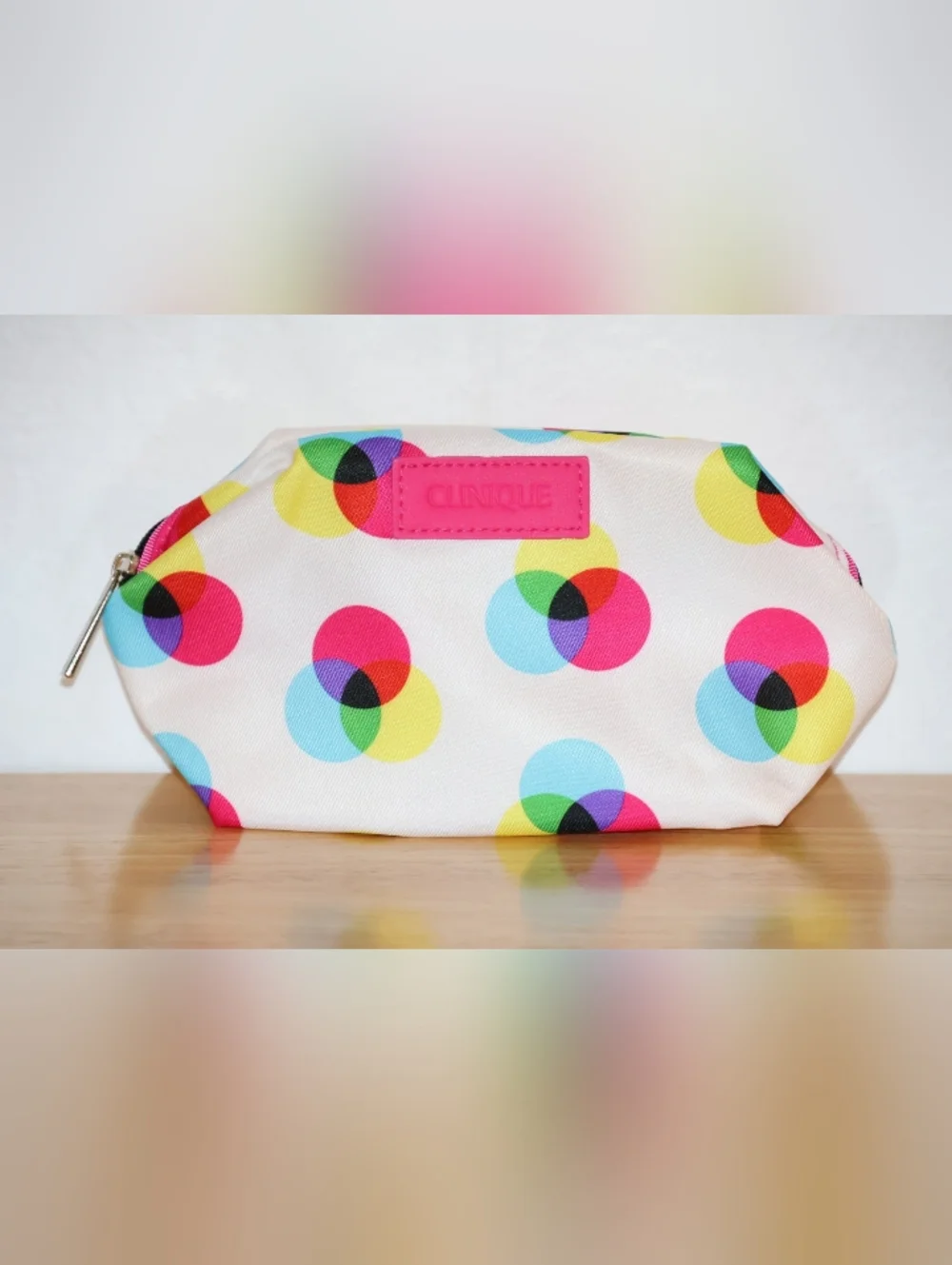 Set Of 4 Clinique Cosmetic Makeup Bags.